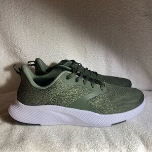 Athletic Works Shoes Mens Size 11.5 Olive Green Lace Up Sneaker’s‎ NEW
